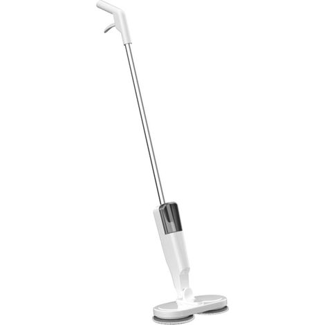 Balai électrique rechargeable, léger et sans fil avec pulvérisateur d'eau pour sols en bois dur, carrelage et marbre (vert) (1/5)