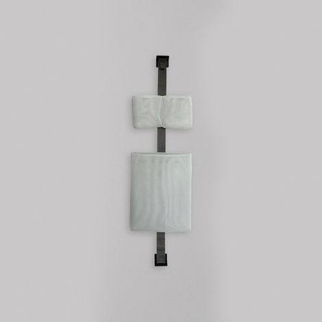 Ever TAPE STORAGE ORGANIZER CON FASCIA GRIGIA 2 GANCI NERO BASKET 1 SMALL/1 DOUBLE GRIGIO M.GE codice prod: EVTPK100AG (1/5)