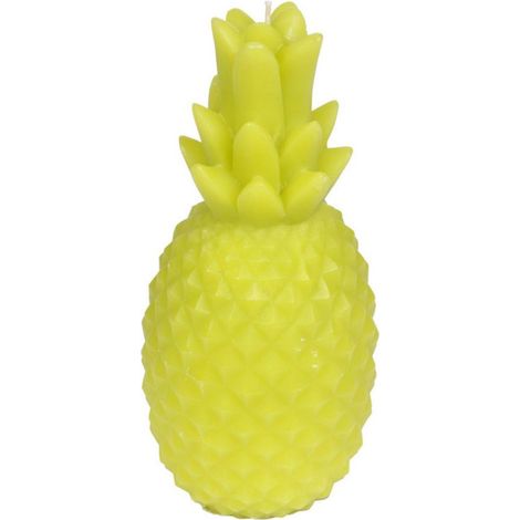 Bougie Déco "Ananas Tropical" 20cm Vert (1/2)