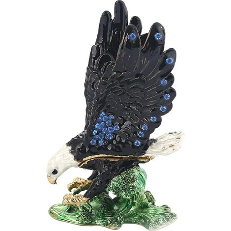 d aigles en alliage émaillé délicatement peints en diamant