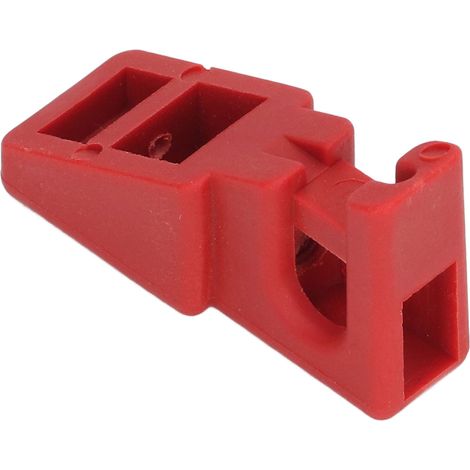 Dispositif de verrouillage unipolaire à haute fiabilité, aspect rouge, pour applications industrielles. (1/5)