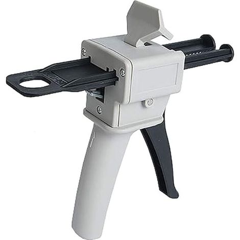 Pistola per colla epossidica da 50 ml, impugnatura per pistola per colla epossidica AB per miscelare la colla, rapporto 1:1 e 2:1 (pistola) (1/4)