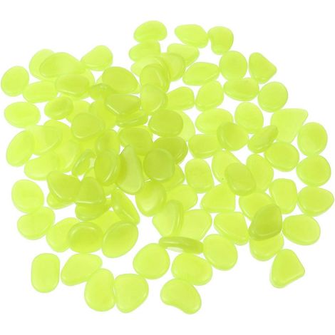 100 pierres phosphorescentes, un élément décoratif parfait pour les galets de jardin et les aquariums. (1/5)