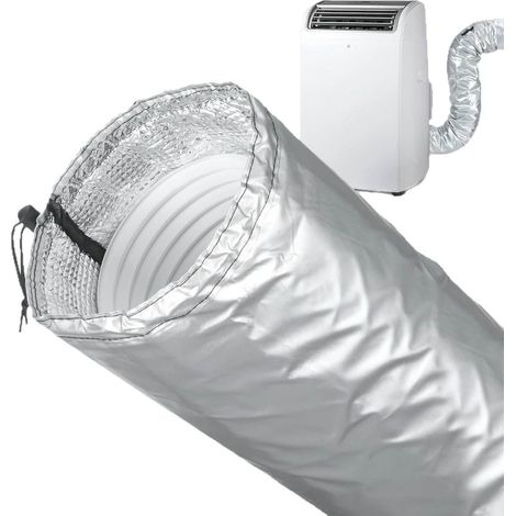 Gaine isolante climatisation pour flexible de clim Gaine Isolée Imperméable Lavable,Enveloppe pour tuyau climatiseur,extérieur intérieur fenêtre garage camping-car maison appartement (1/5)