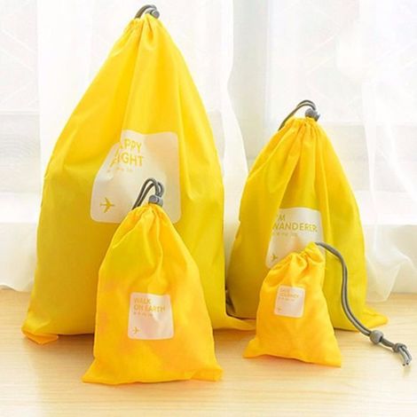 Pack de 4 Organisateurs de Valise Étanches pour Chaussures, Sous-Vêtements etc (1/4)