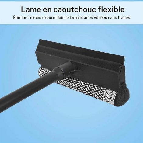 Professional Window Squeegee and Double Cleaning Tool with Washing Sponge and Long Handle for Reaching Difficult Areas,Suit PLUMEAU (1/5)
