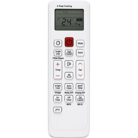 Télécommande de Climatiseur Compatible avec Samsung DB93-11489L, DB93-11115K, DB93-14195A/G/F/K/S (1/5)