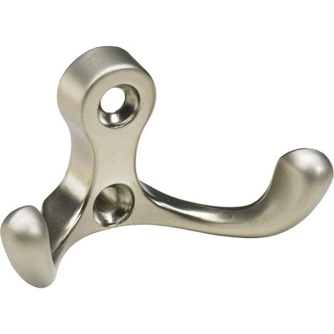 Hettich Mantelhaken 3,1 x 5,8 x 2,9 cm Zinkdruckguss vernickelt - 1 Stück Möbelbeschläge
