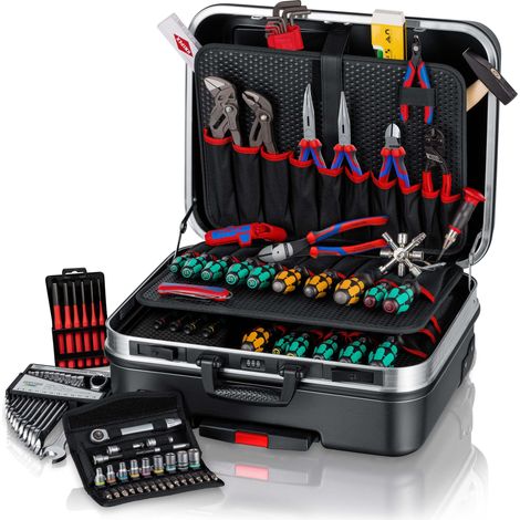 KNIPEX 00 21 06 M Werkzeugkoffer "BIG Basic Move" Mechanik 90-teilig 515 mm (1/2)