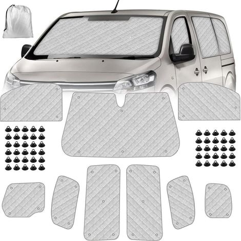 9-teiliges Sonnenschutz-Set für Citroen Jumpy LWB, Vivaro, Scudo (1/5)
