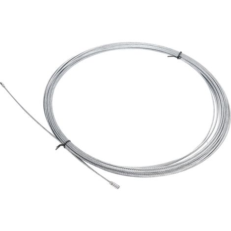 Câble en acier de 25 m, diamètre 0,4 mm, haute résistance pour ascenseurs et instruments de précision (1/5)