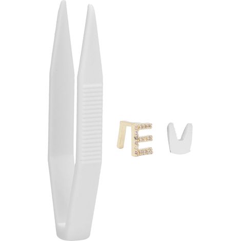 Capital Letter E Brace Dentaire Hip Hop Décoration Dentaire Halloween Accessoires Or (1/5)