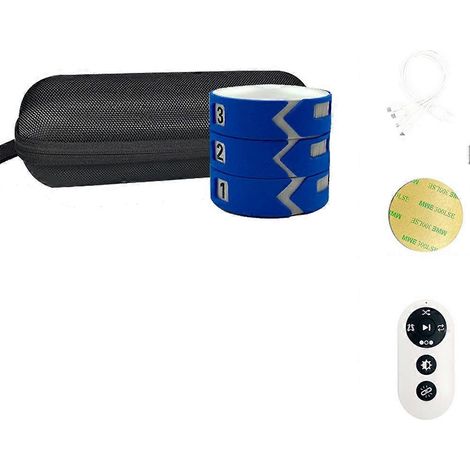 Lot de 3 lampes d'entraînement à l'agilité pour tester les réflexes, équipement portable pour l'entraînement au basketball et au football. (1/5)