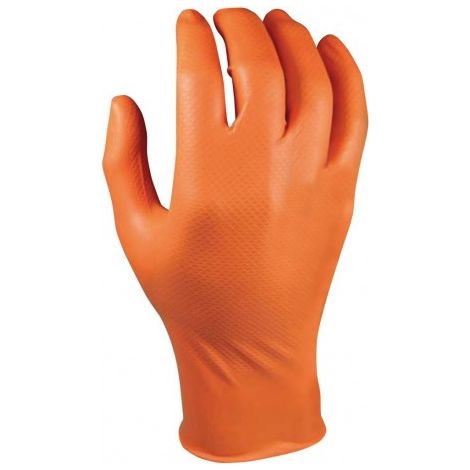 Gants de protection Grippaz,Taille XL,orange(Box a 50 Pièces ) (1/5)
