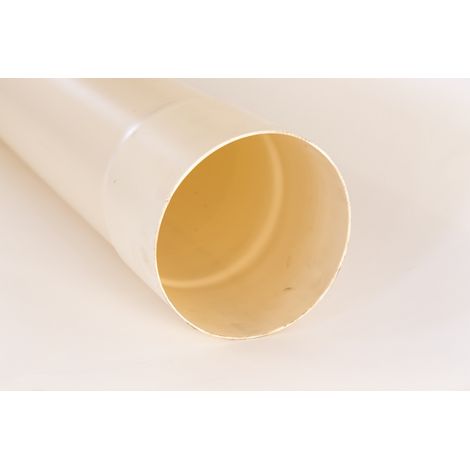 TUBO IN PVC Avorio Diam. 100 lungh. 1000 MTA (1/2)