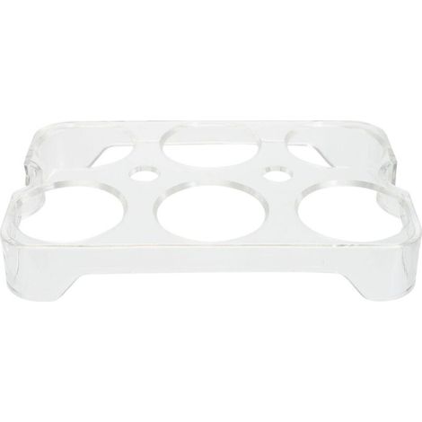 Cartouches à œufs pour réfrigérateur (paquet de 6) - Cartouches en plastique PP durable - Compactes et réutilisables, elles permettent un gain de place dans la cuisine et sur le plan de travail.