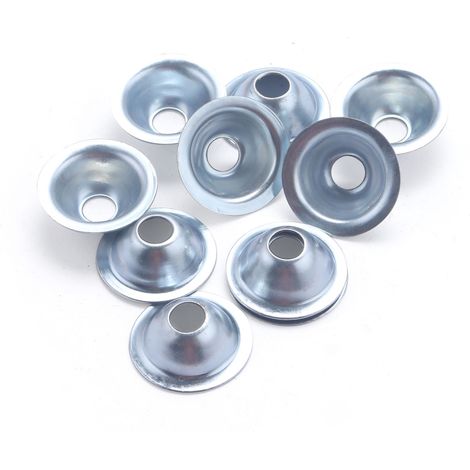 Noyon & Thiebault – Rosace conique pour collier de tube cuivre – 9 mm hauteur – 25 mm diamètre – Maintien optimal contre cloison – Finition esthétique