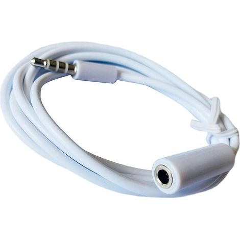 Adaptateur audio 3,5 mm, câble audio 3,5 mm, mâle vers femelle, compatible avec les ordinateurs portables, les téléphones portables, les tablettes, les casques, les microphones, multicolore. (1/5)