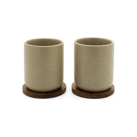 Bredemeijer Umea Conjunto de 2 Tazas de Té Beige (1/2)