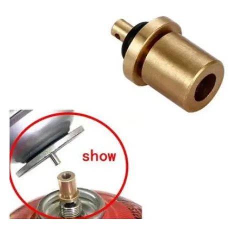 Convertisseur pour réchaud à gaz de camping extérieur, connecteur de brûleur à gaz, adaptateur de réservoir de gaz en aluminium, adaptateur de recharge de propane pour réchaud de pique-nique extérieur (1/5)