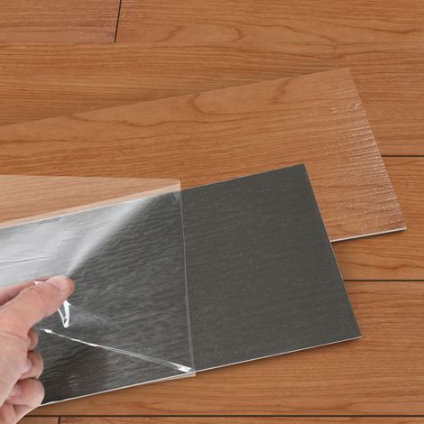 Randaco Vinyl Laminat 5m² Selbstklebend Hellbraun 36 Nachbildung Dielen Design Bodenbelag gefühlsecht (1/5)