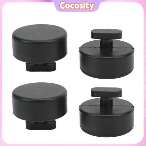 Cocosity Coussinet de cric Lot de 4 Rondelles de Support Jack Point en Caoutchouc, Adaptateur de Coussin de Levage moto cric (1/5)