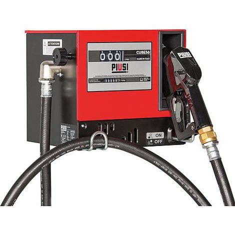 Pompe de rechange pour Cube 56 – Soupape by-pass intégrée – Compteur mécanique 3 chiffres – Protection IP 55 – Bruit < 70 dB – Piusi - R11528000 (1/2)