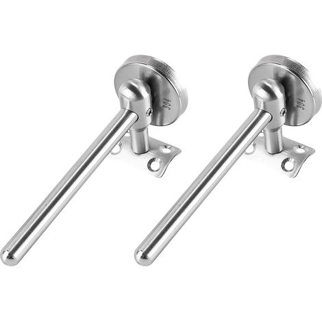 Supports De Rampe Réglables En Acier Inoxydable 304 Pour Escaliers, Balcons, Intérieur/extérieur, Avec Vis (1/5)