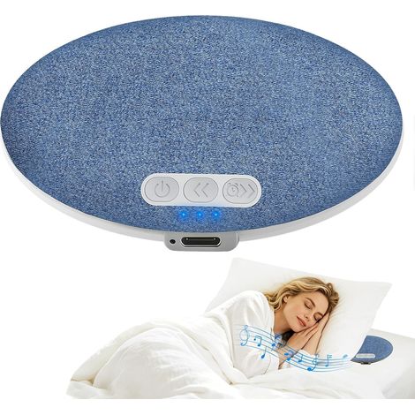 Ultra Slim Bluetooth Speaker Pillow Sleep with White Noise Timer Wireless Speaker with Timer Silent Sleep Aid for Side Sleepers Travel and Relaxation (1/5)