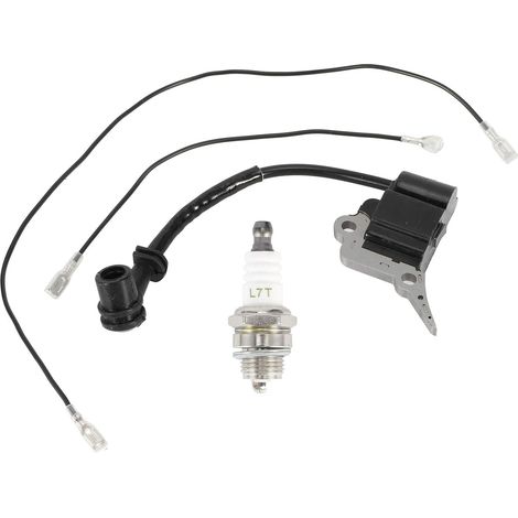 Bobine Allumage Tronconneuse, D'allumage Bougie Accessoire De D'allumag Module Tondeuse Partie Débroussailleuse À Gazon Rechange Outils Électriques Jardin Alliage D'aluminium Debroussailleuse (1/5)
