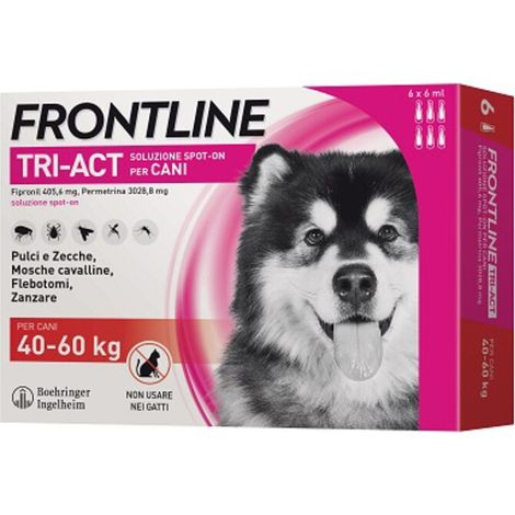 FRONTLINE TRI-ACT 40-60 KG 6 PIPETTE OFF. SPECIALE