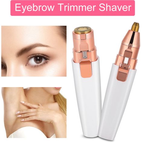 Tragbarer USB-Lippenstiftentferner, elektrischer Epilierer für Augenbrauen und Gesichtshaare