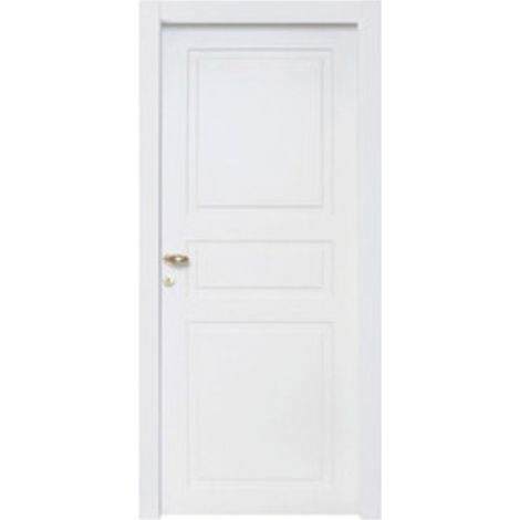 PORTA MOD. BUGNA LACCATO BIANCO CM. 210X80 S/MANIGLIE