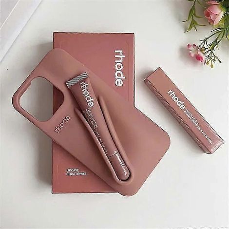 Rhode Handyhülle mit Lipgloss, kompatibel mit iPhone 16, 15, 14, 13, 12, 17, 11 Pro Max und mehr. (1/2)