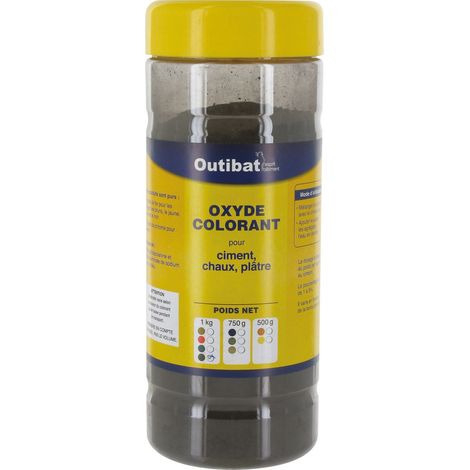 Colorante de cemento sintético negro 1kg