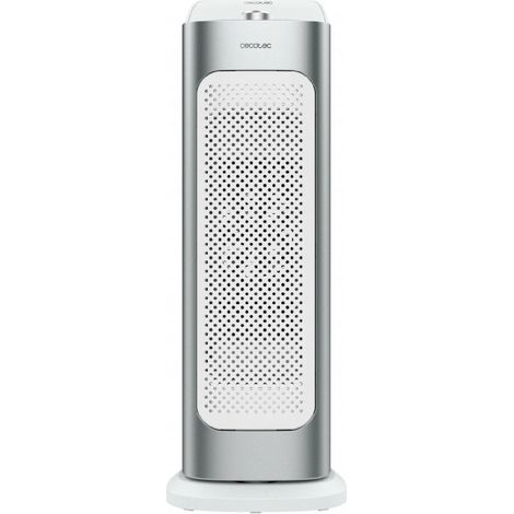 Cecotec – Chauffage soufflant 2000W silencieux – 3 modes : Eco, Turbo, Ventilateur – Pour pièces jusqu'à 20 m² – Technologie céramique et acier inoxydable (1/5)