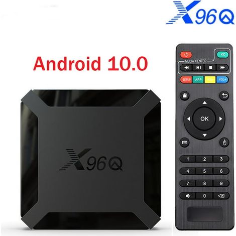TV BOX Android 10.0 X96Q Allwinner H313 Quad Core 4K Smart Android TV 2.4G Wifi X96 Q Set Top Box 2G+16G U.S. regulations (1/5)