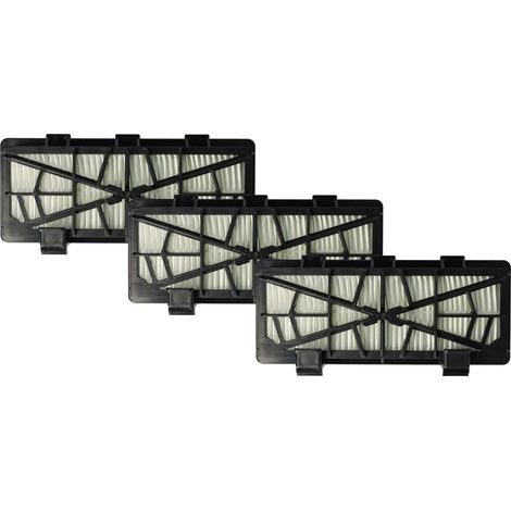 vhbw set da 3x filtro sostituisce Kärcher 6.414-801.0, 6.414-080.0 per aspirapolvere - Filtro HEPA anallergico