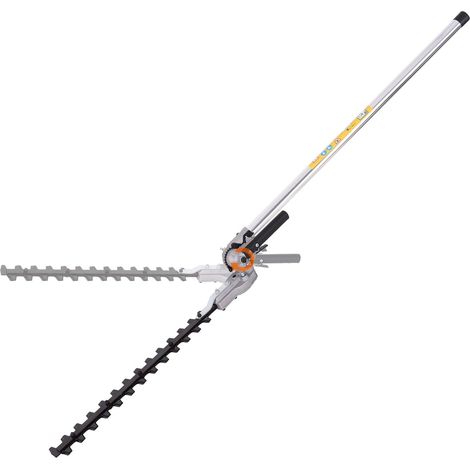 Accessoire Taille Haie, Universelle Lame de Coupe de 43cm Tête de Taille-Haie avec Rallonge en Aluminium de 75cm Accessoire Taille-Haie Electrique pour Outils Multifonctions sans Fil (1/5)