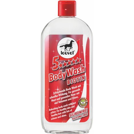 Shampoo Leovet 5 stelle Body Wash con Biotina rafforza la struttura del manto 500ml