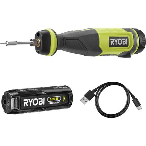 Ryobi USB Lithium Soldering Pen Kit (1 x 2.0Ah) 4V RSI4-120G