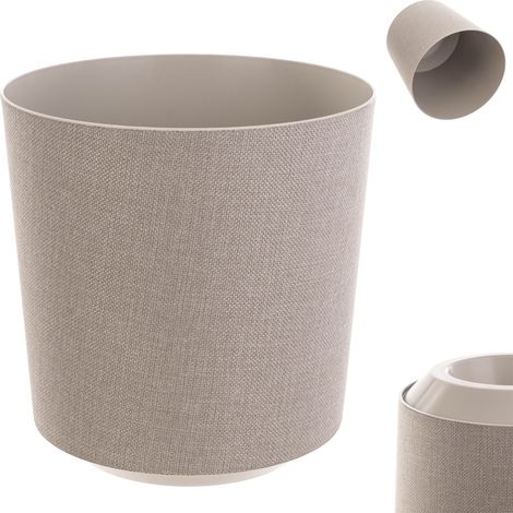 KADAX Runder Pflanztopf, 19 cm, Beige