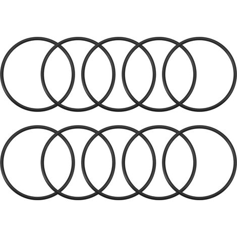 Nitrile Rubber O-Rings 63mm OD 56.8mm ID 3.1mm Width Metric Gasket Sealing Pack of 10 (1/5)