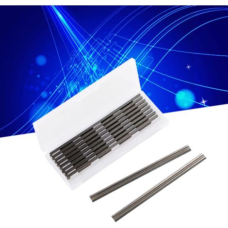 10 Lames de Rabot HSS, Couteaux de Rabotage pour Menuisier Professionnel (1/5)