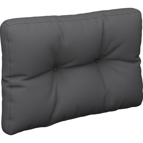 Maison Exclusive - Palettenkissen Anthrazit 50x40x12 cm Stoff