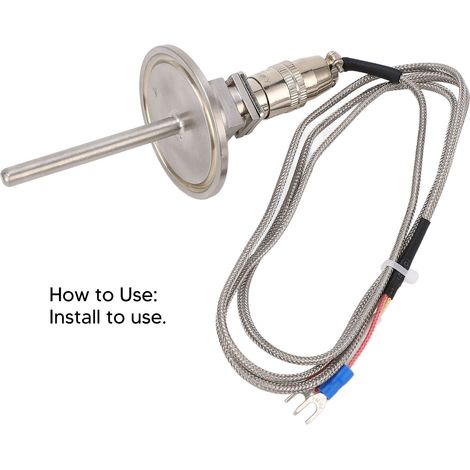 Thermocouple type K -50°C à 1250°C sonde de température Ø6mm longueur 60mm câble 1m capteur thermique