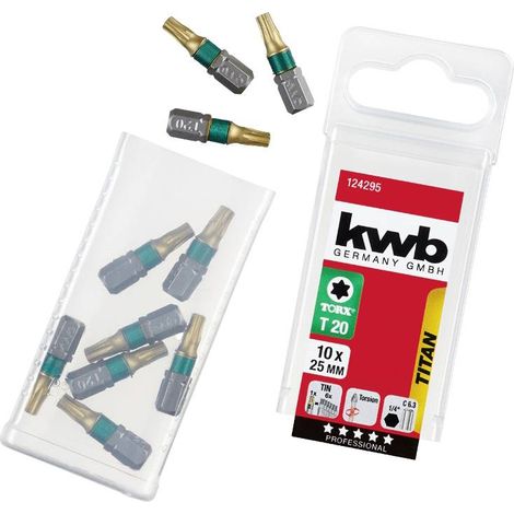 KWB Embouts TITANE, 25 MM - 124295 (1/4)