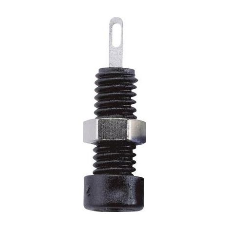SKS Hirschmann Casquillo de banana negro diámetro 2 mm
