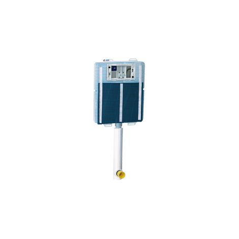 ITS Todini Cassetta Incasso WC Idea Blu 4.5 20.00B/R con Placca Bianca Magnetica 20.15/M