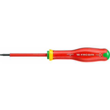 Facom Tournevis PROTWIST isolé 1000V, TX 10 ATX10X75VE